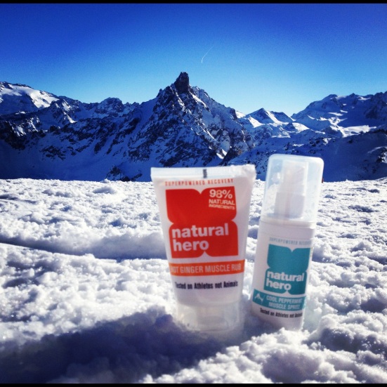 Natural Hero Ski Sport Products Slopes Review Muscle Rub Spritz
